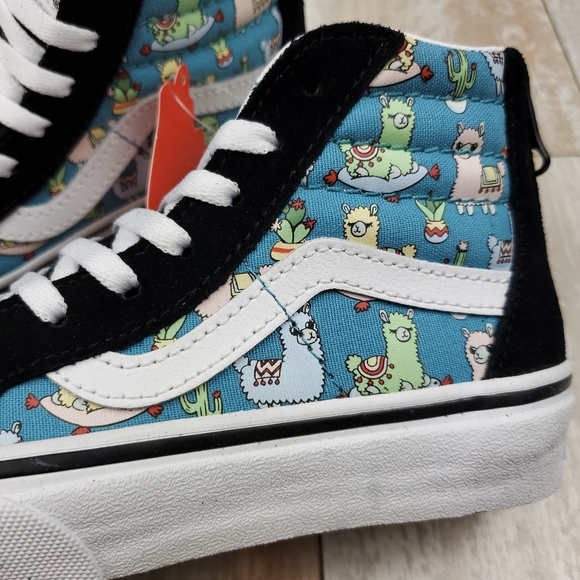 Vans SK8-Hi Zip Llamas Delphinium - Picture 3 of 9